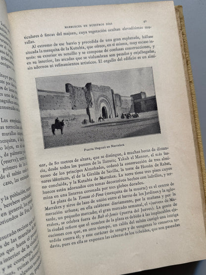 Libro de: Marruecos en nuestros días , Eugenio Aubín - Montaner y Simón, 1908