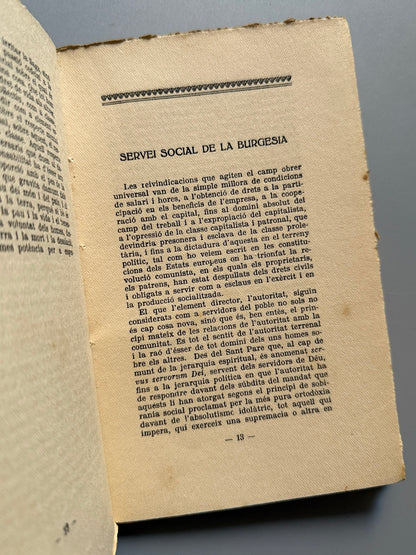 Libro de: Socialisme espiritual, R. Rucabado - Librería Verdaguer, 1919