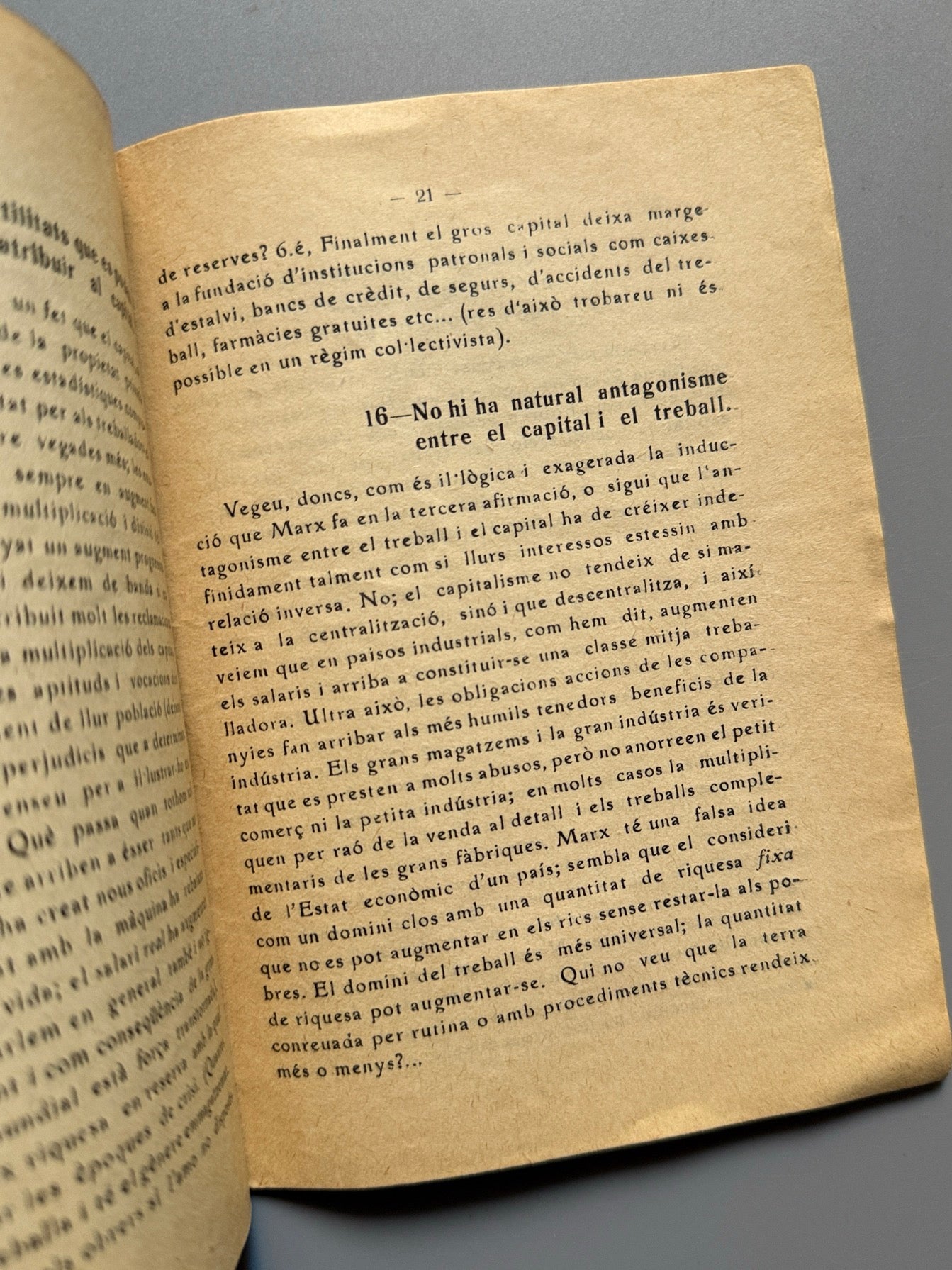 Libro de: Les doctrines del socialisme, Climent Villegas - Imp. de Josep Mª Portavella, 1932