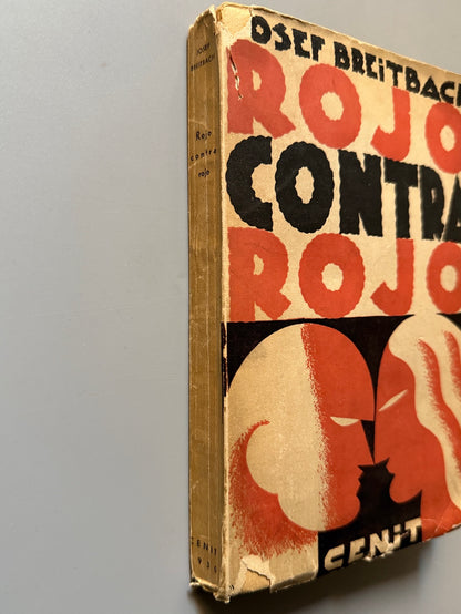 Libro de: Rojo contra rojo, Joseph Breitbach - Editorial Cenit, 1930