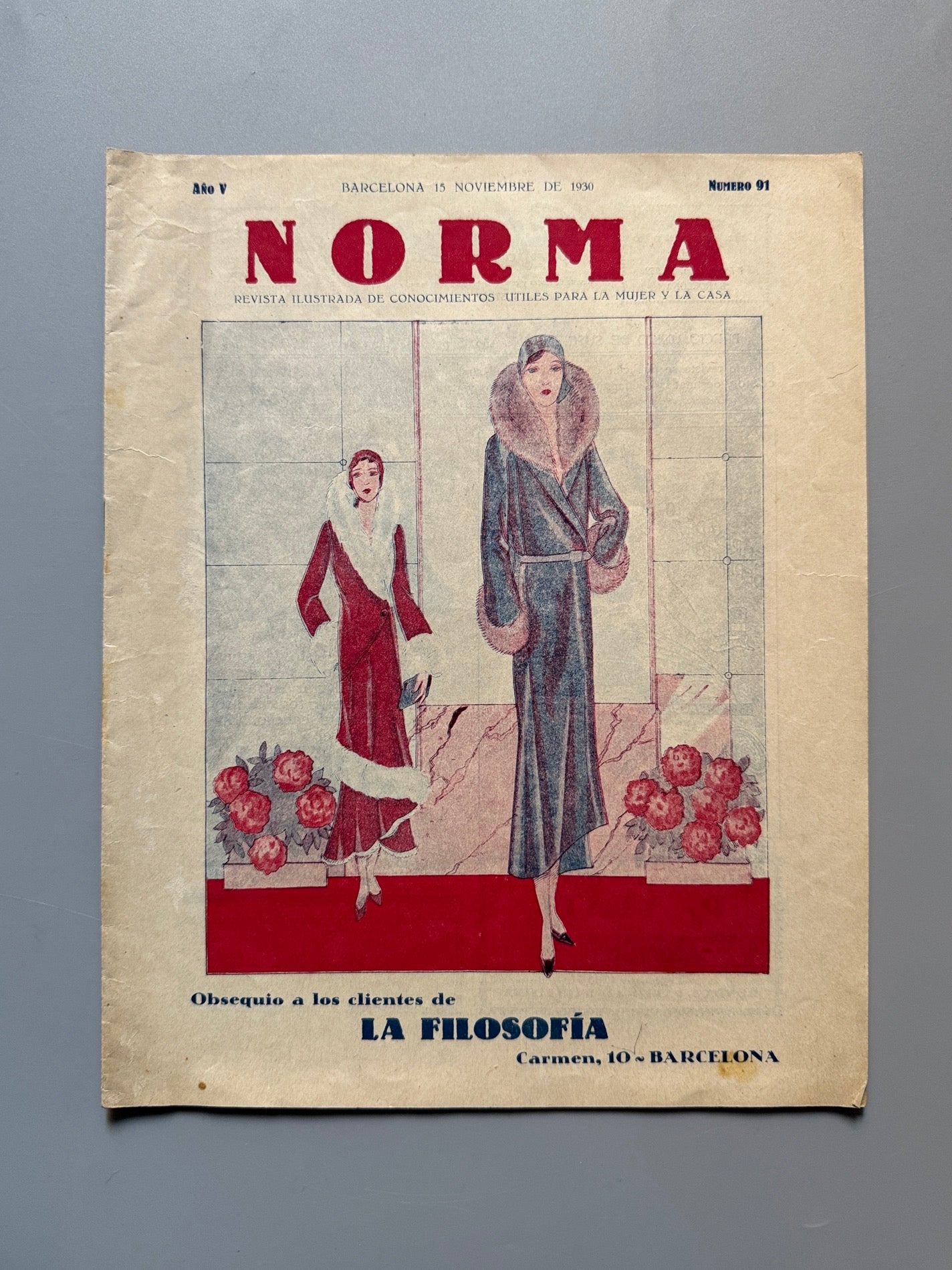 Norma. Conocimientos útiles para la mujer y la casa nº91 - 15 de noviembre de 1930