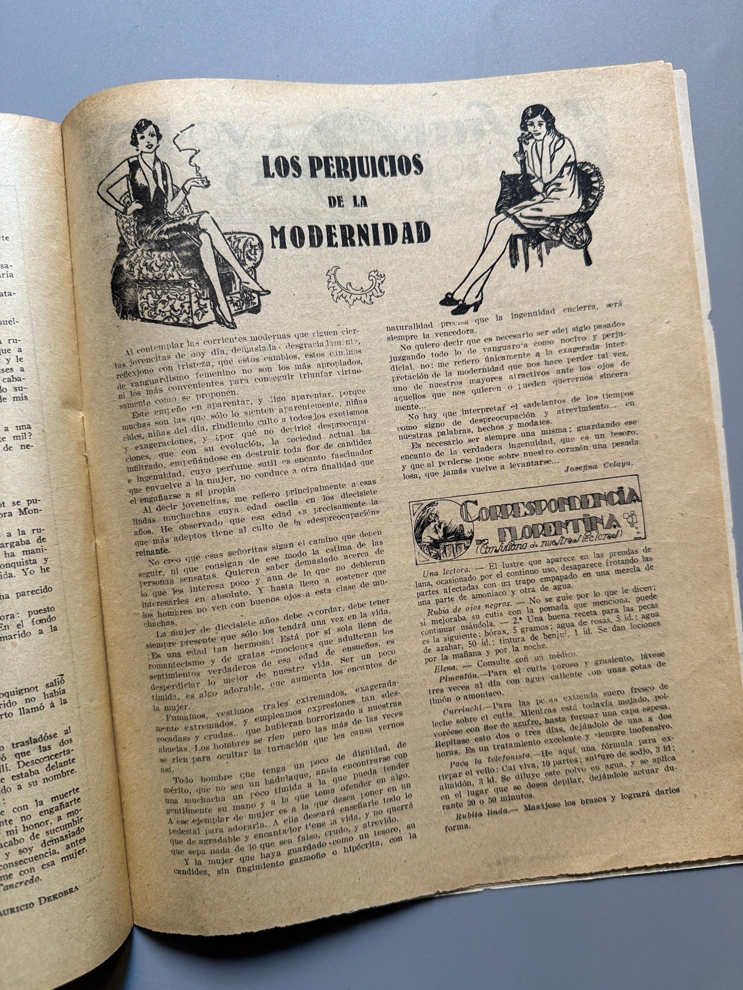 Libro de: Norma. Conocimientos útiles para la mujer y la casa nº91 - 15 de noviembre de 1930