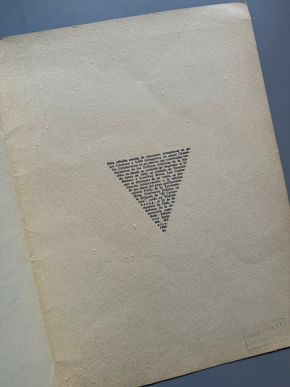 Libro de: La Insignia, León Felipe. Guerra Civil Española - Ediciones Insignia, 1938