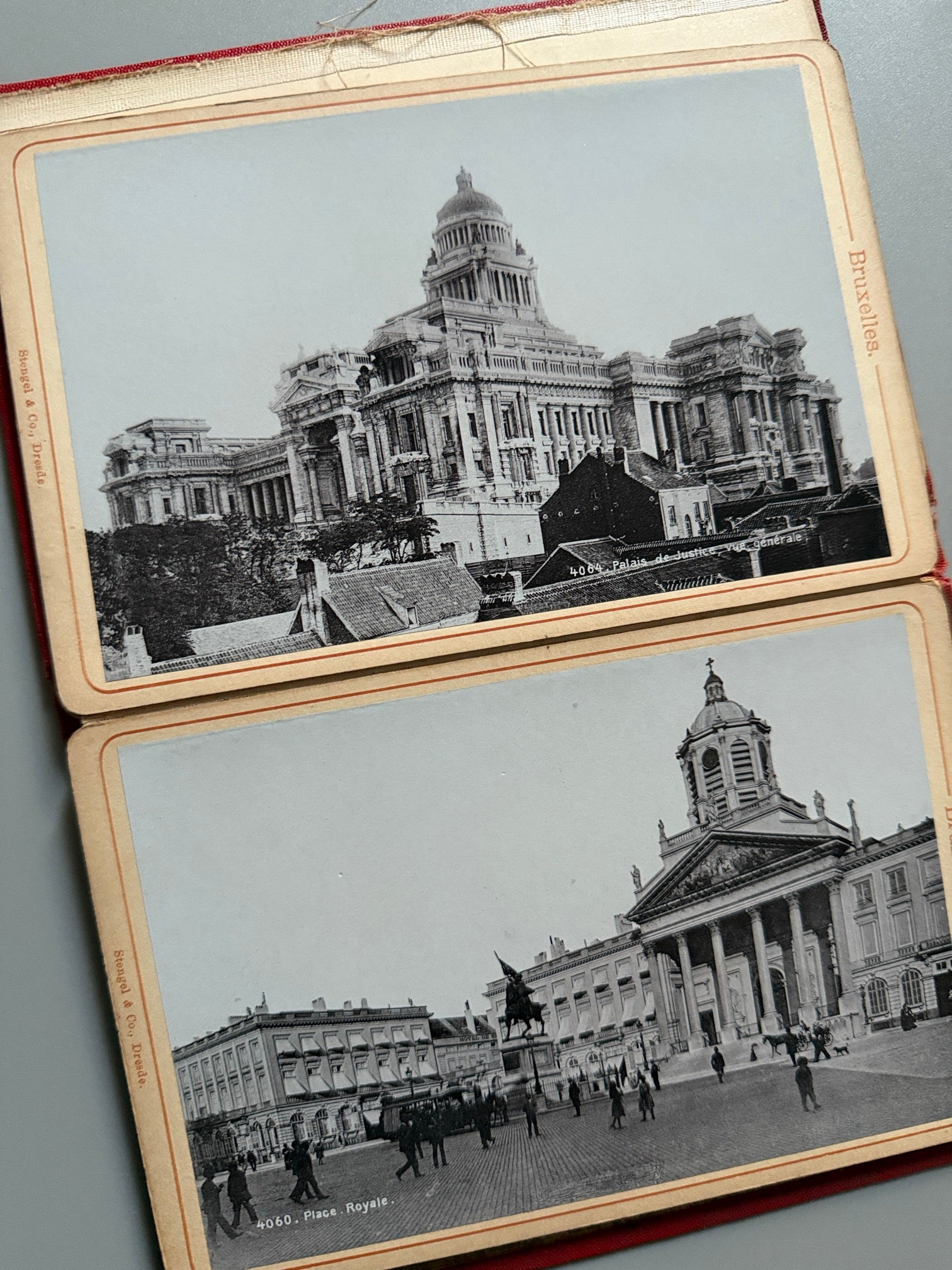 Libro de: Souvenir de Bruselas. 12 fotografías - Bruselas, ca. 1890