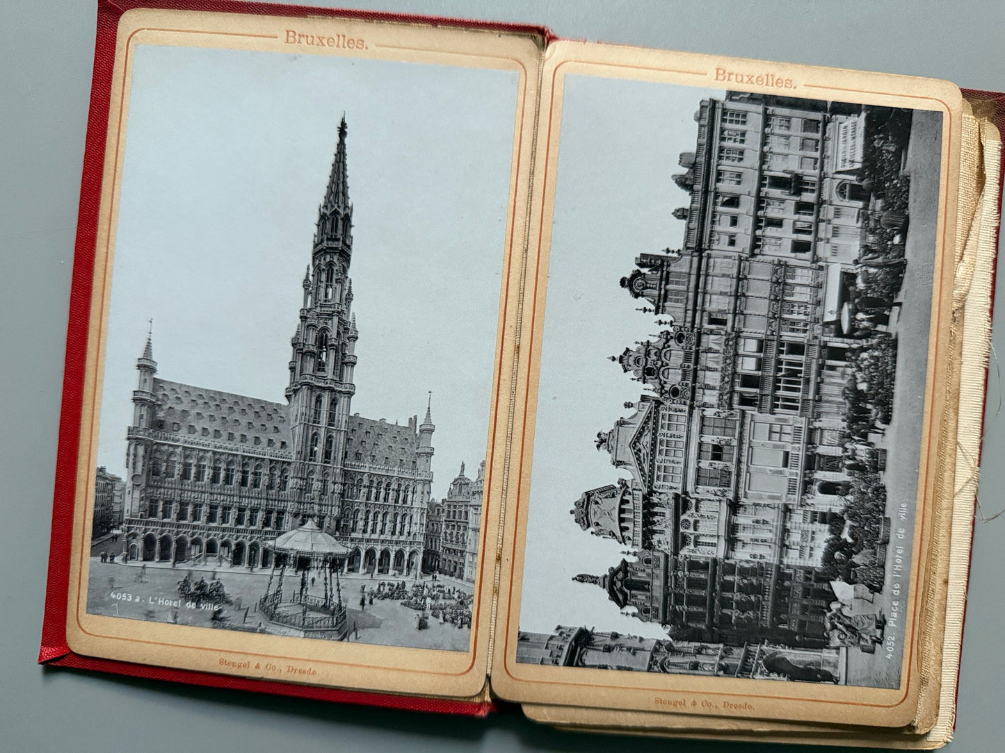 Libro de: Souvenir de Bruselas. 12 fotografías - Bruselas, ca. 1890