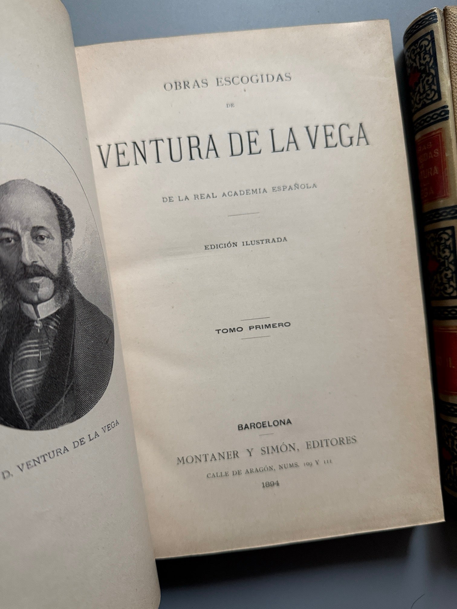 Libro de: Obras escogidas de Ventura de la Vega - Montaner y Simón, 1894