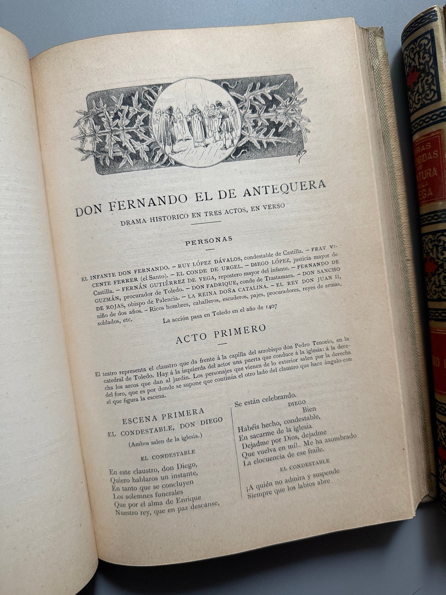 Libro de: Obras escogidas de Ventura de la Vega - Montaner y Simón, 1894