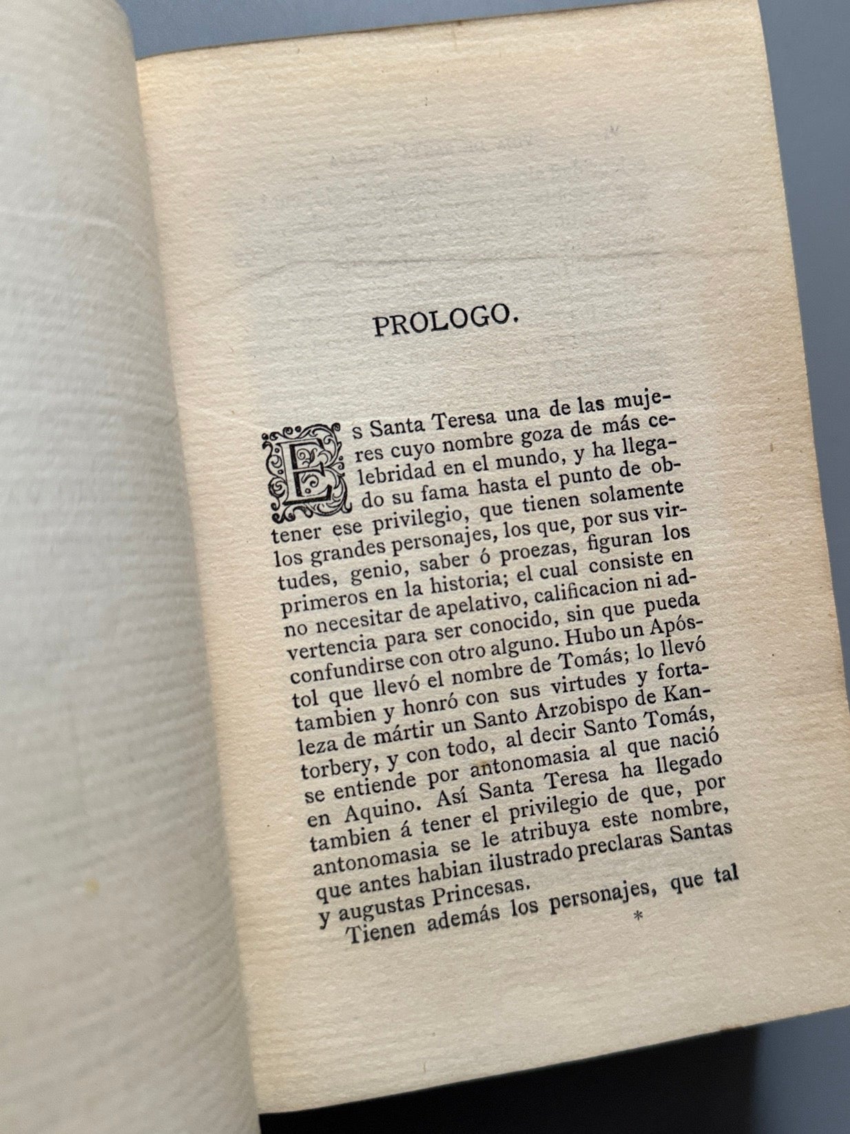 Libro de: La vida de la santa madre Teresa de Jesús - Imprenta y Fundición de M. Tello, 1882