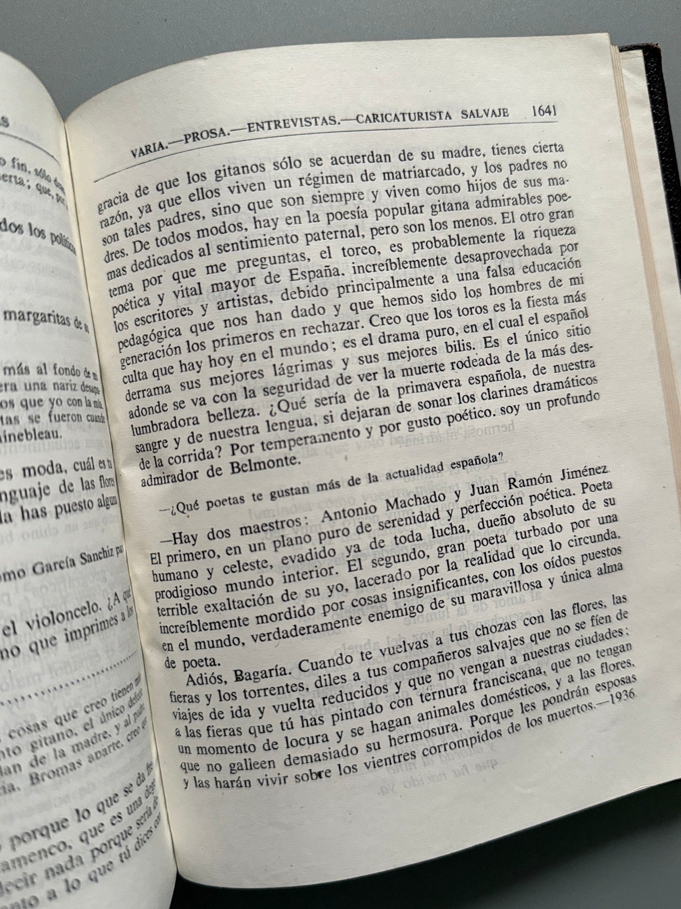 Libro de: Obras completas, Federico García Lorca - Aguilar, 1957