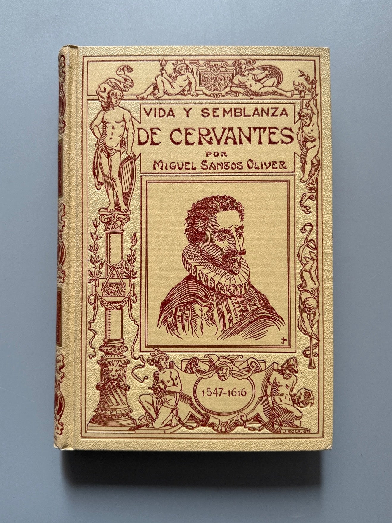 Vida y semblanza de Cervantes, Miguel S. Oliver - Montaner y Simón, 1916