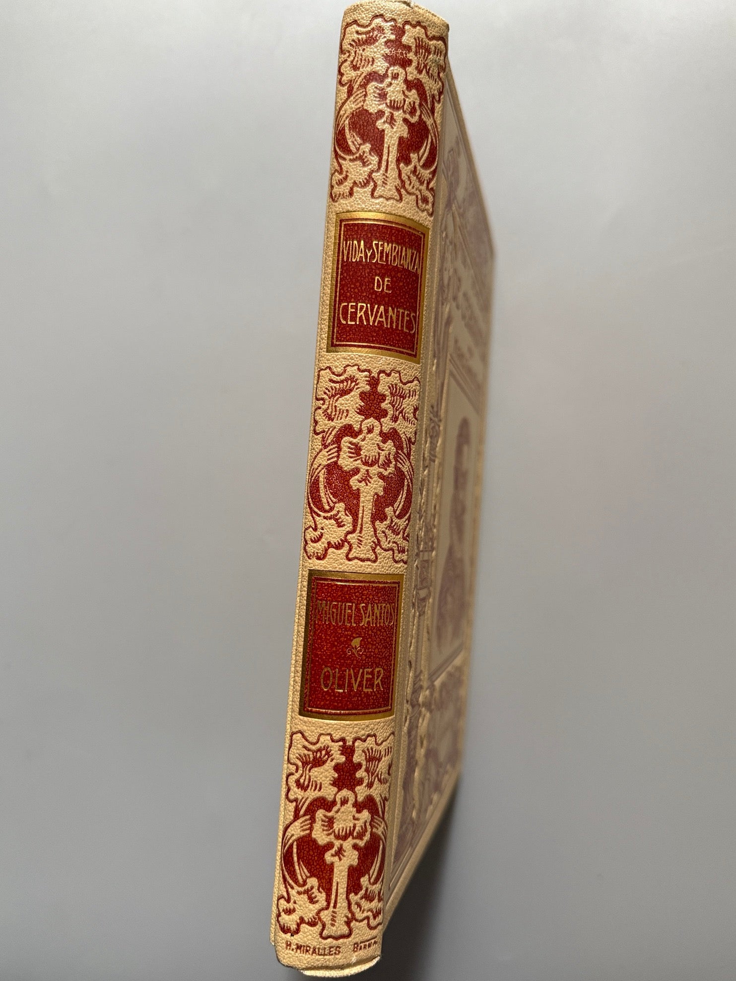 Libro de: Vida y semblanza de Cervantes, Miguel S. Oliver - Montaner y Simón, 1916