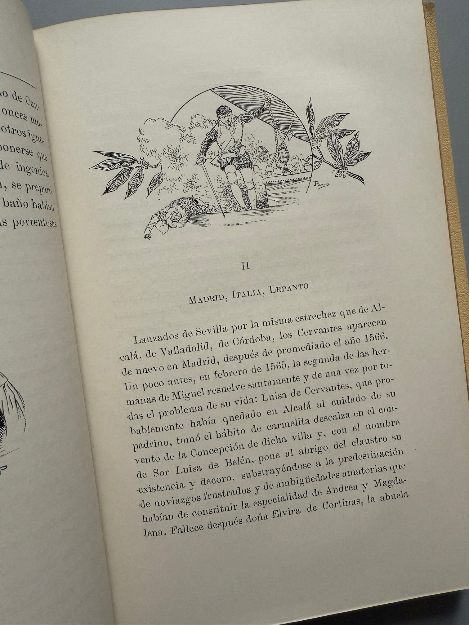 Libro de: Vida y semblanza de Cervantes, Miguel S. Oliver - Montaner y Simón, 1916