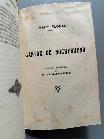 Libro de: A costa de su sangre. Edición homenaje a Mary Floran, Mary Floran - J. Prats Anguera editor, c. 1910