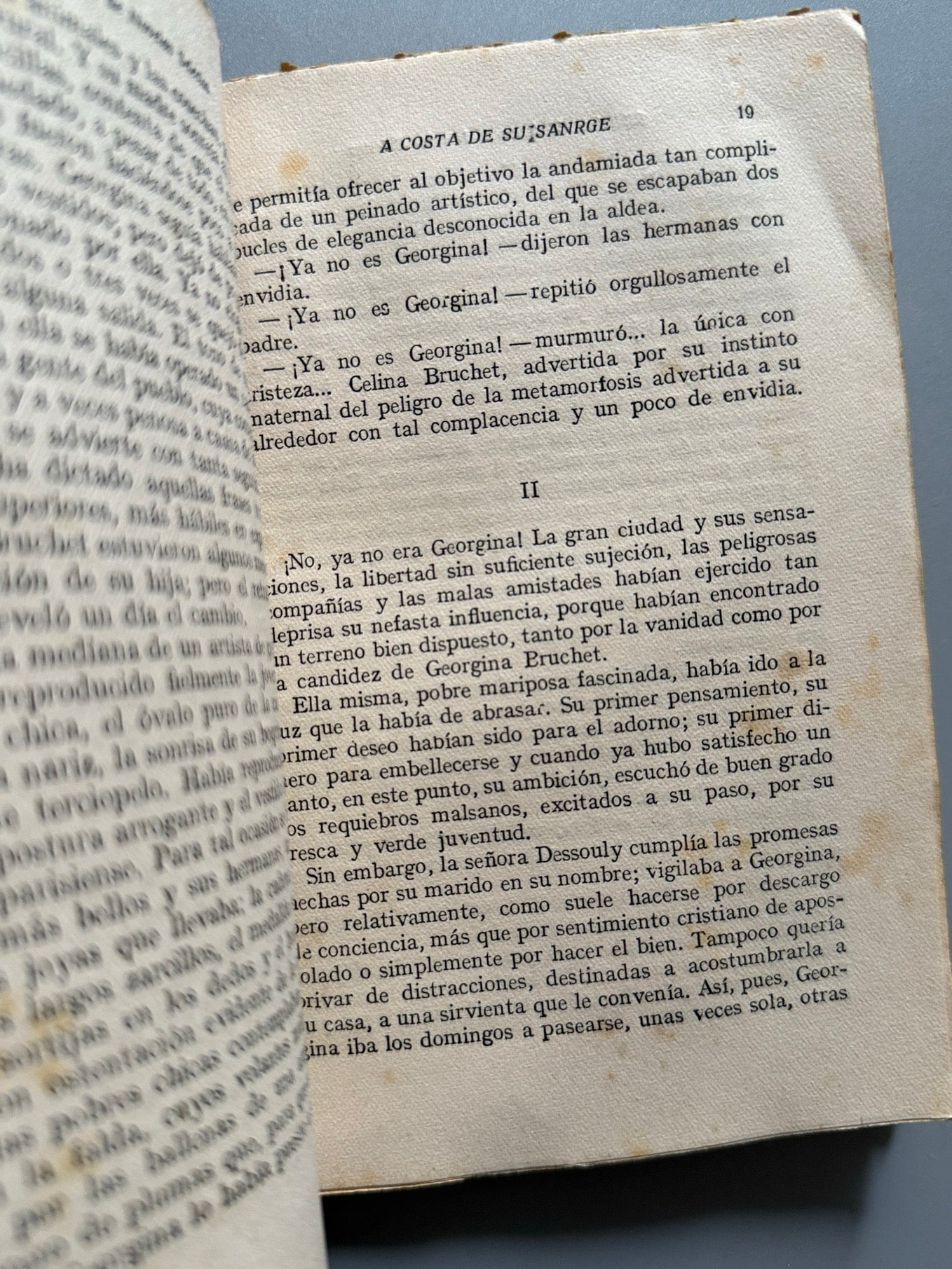 Libro de: A costa de su sangre. Edición homenaje a Mary Floran, Mary Floran - J. Prats Anguera editor, c. 1910