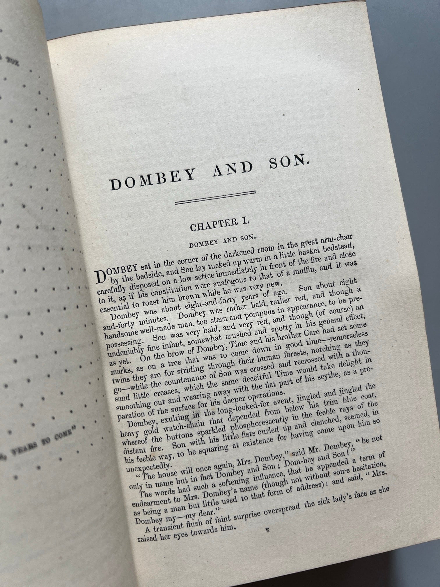 Libro de: Dombey and son, Chales Dickens - Chapman & Hall, ca. 1870