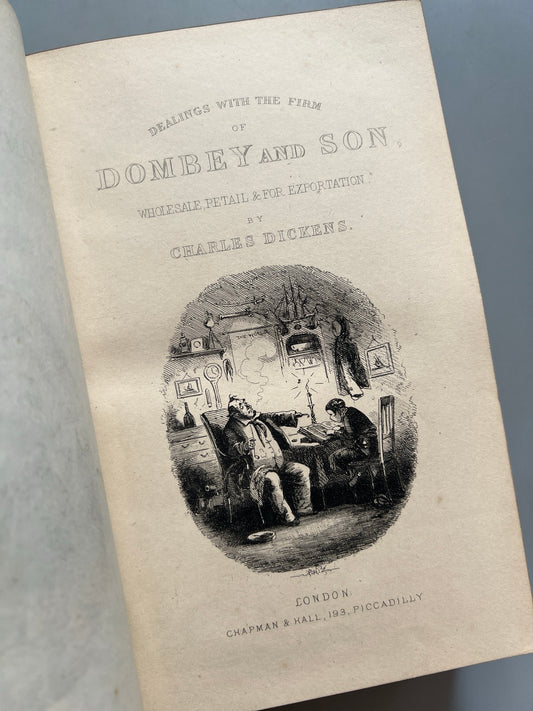 Dombey and son, Chales Dickens - Chapman & Hall, ca. 1870