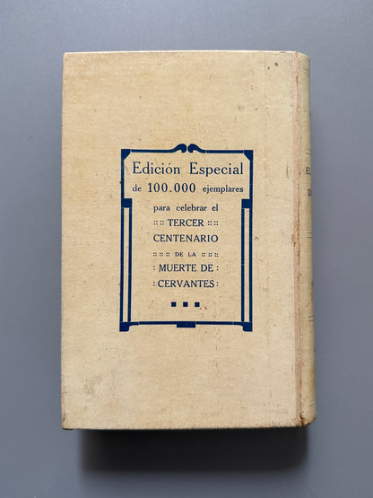 Libro de: El ingenioso hidalgo don Quijote de la Mancha, Miguel de Cervantes - Ramón Sopena Editor, 1930.