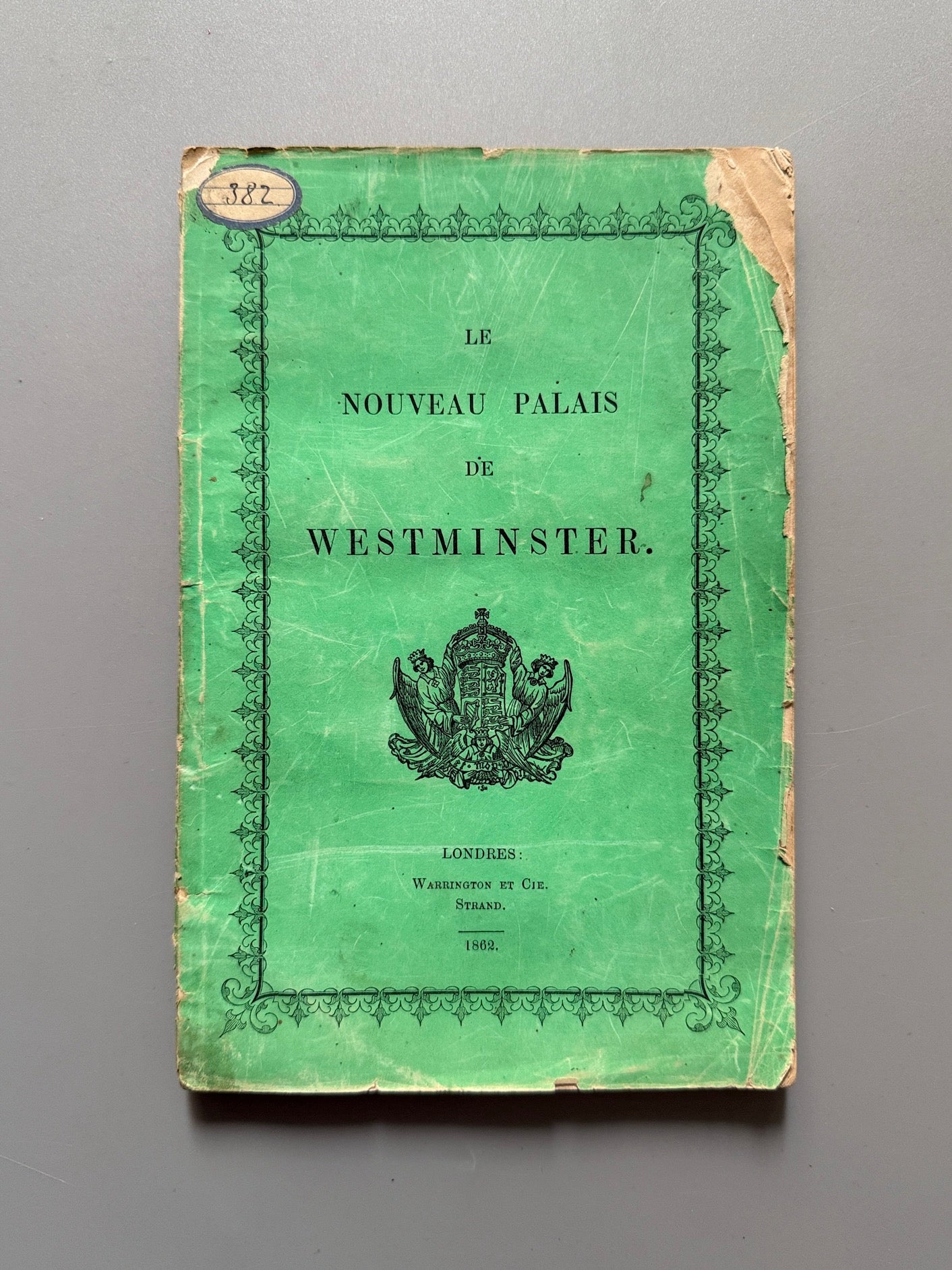 Le nouveau palais de Westminster - Warrington et Cie, 1860