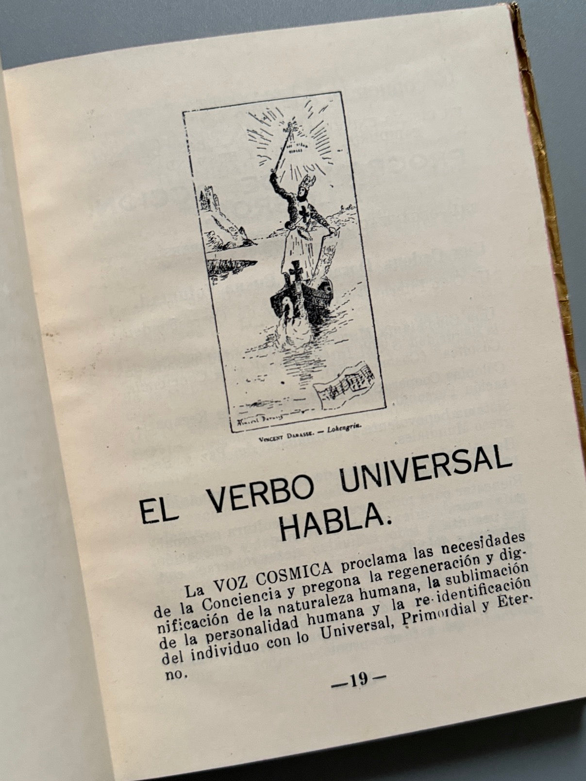 Libro de: El libro dorado, El dorado Khan (OM. Cherenzi Lind) - Unión Espiritual Universal, 1951