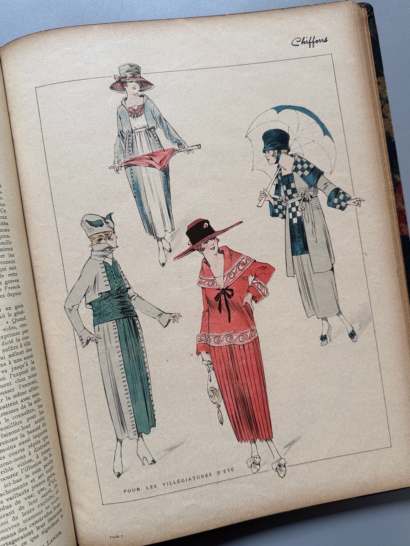 Libro de: L'art et la mode y Chiffons. 10 números - Paris, 1919-1926