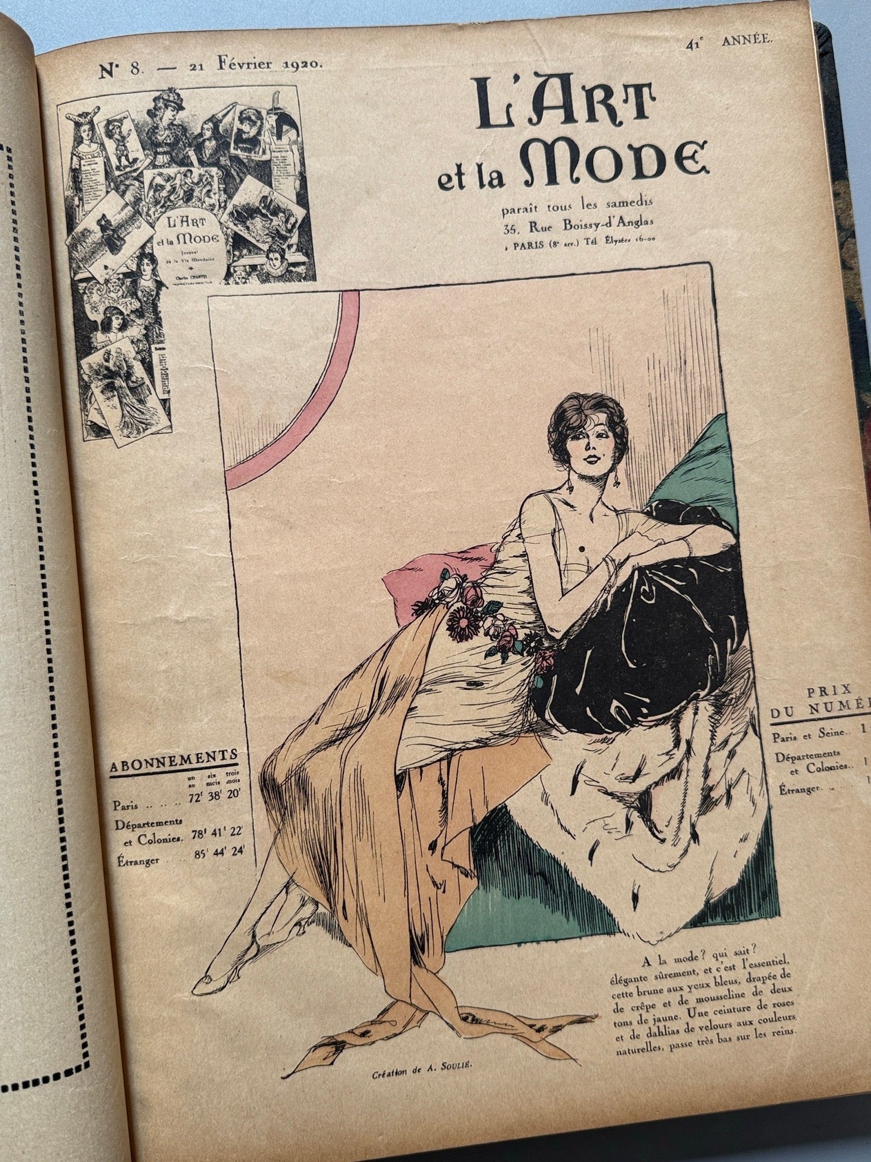 Libro de: L'art et la mode y Chiffons. 10 números - Paris, 1919-1926