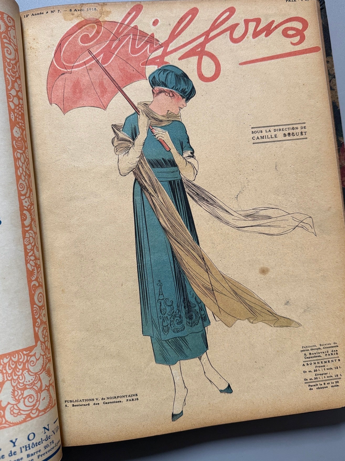 Libro de: L'art et la mode y Chiffons. 10 números - Paris, 1919-1926