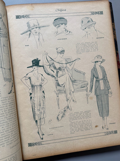 Libro de: L'art et la mode y Chiffons. 10 números - Paris, 1919-1926