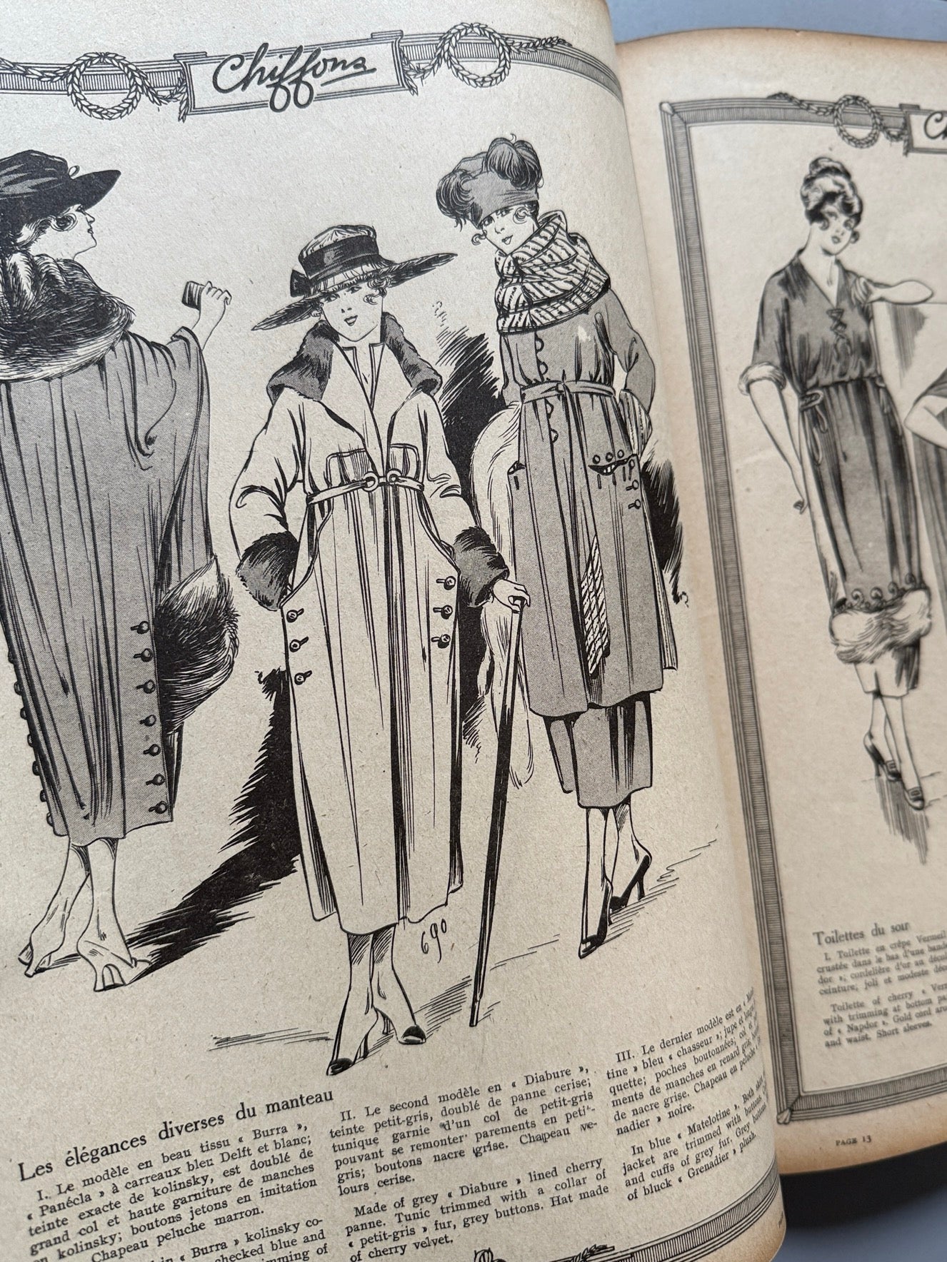 Libro de: L'art et la mode y Chiffons. 10 números - Paris, 1919-1926