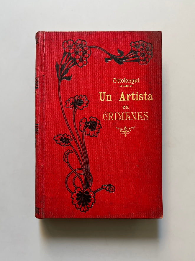 Libro de: Un Artista En Crímenes, Ottolengui - Casa Editorial Maucci, 1903