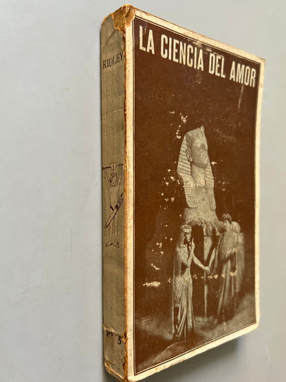 Libro de: La Ciencia Del Amor, H. Ridley - Librería De Rosendo Pons, Ca. 1925