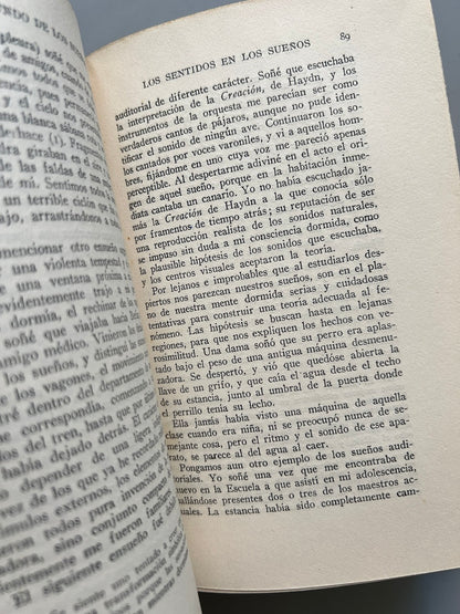 Libro de: El Mundo De Los Sueños, Havelock Ellis (Primera Edición) - Casa Editorial Araluce, 1929