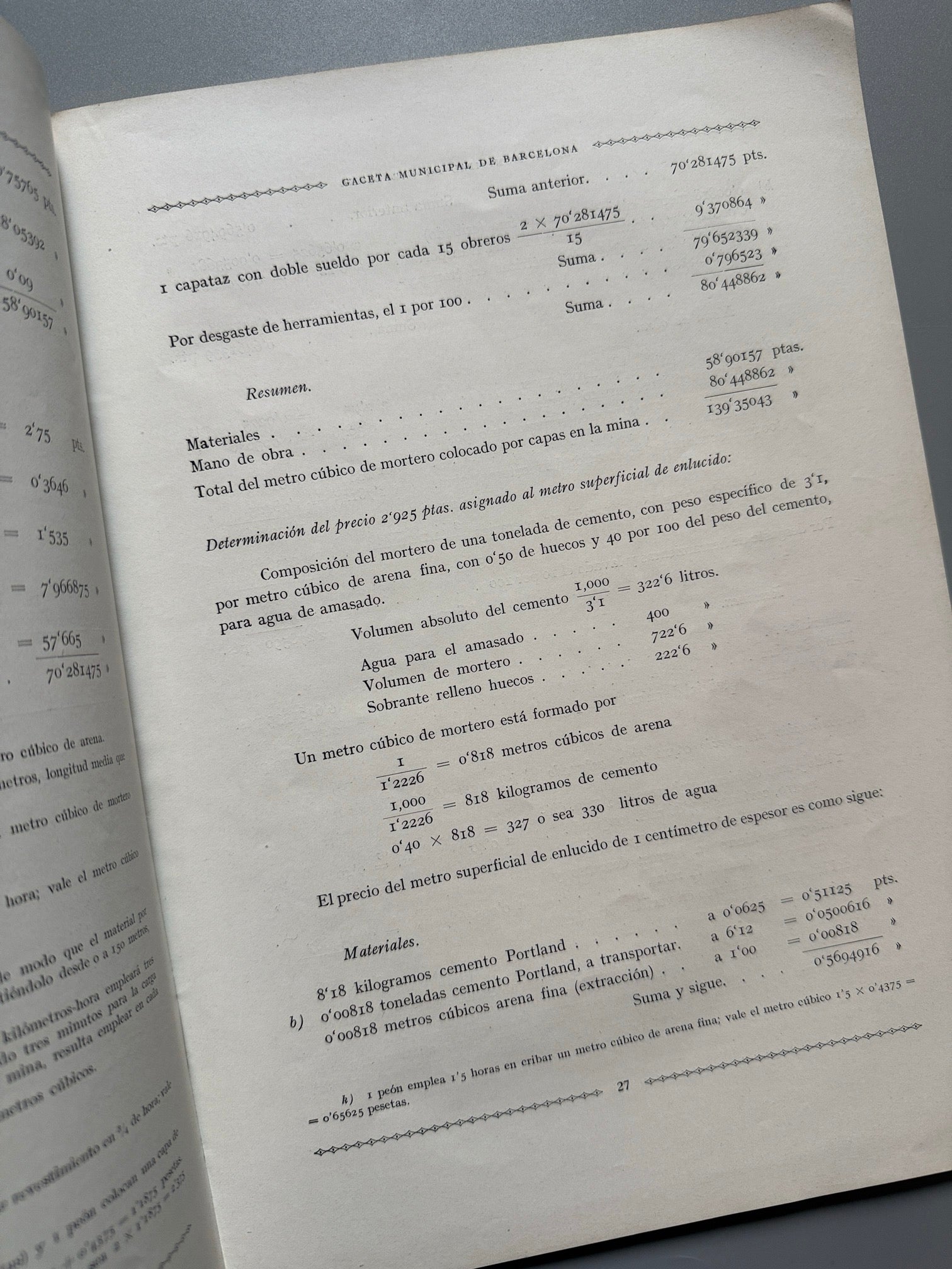 Libro de: Servicio Municipal de las aguas de Moncada - Gaceta Municipal de Barcelona, 1917