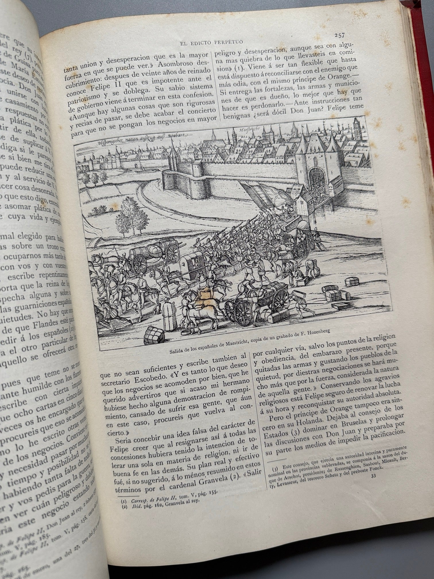 Libro de: Historia Felipe II, H. Forneron - Montaner y Simón, 1884