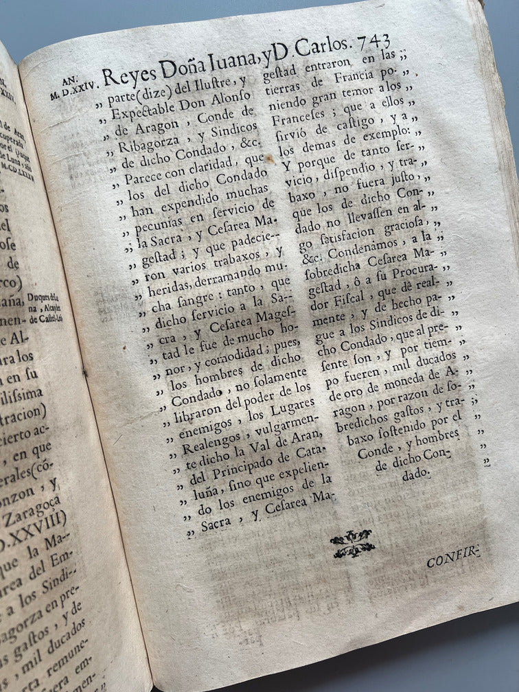 Libro de: Anales De Aragón Desde El Año Mdxx... - Diego De Sayas - Herederos De Pº, La Naja. 1666