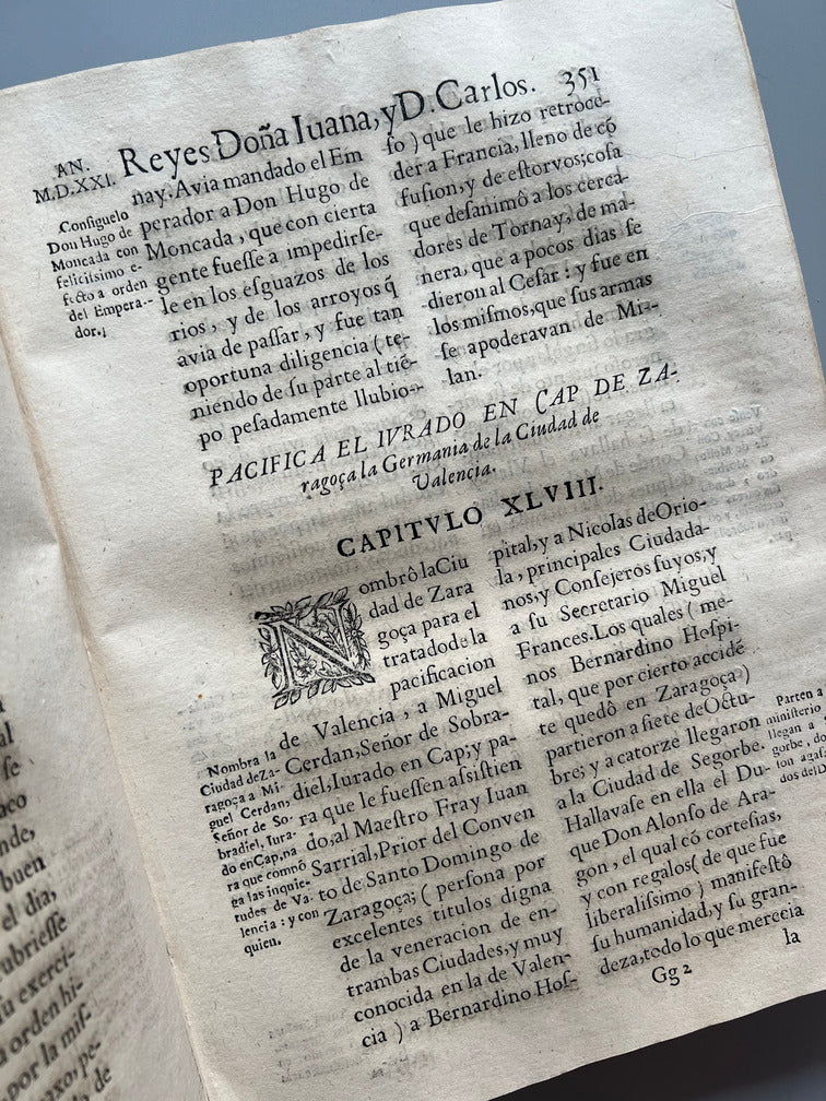 Libro de: Anales De Aragón Desde El Año Mdxx... - Diego De Sayas - Herederos De Pº, La Naja. 1666