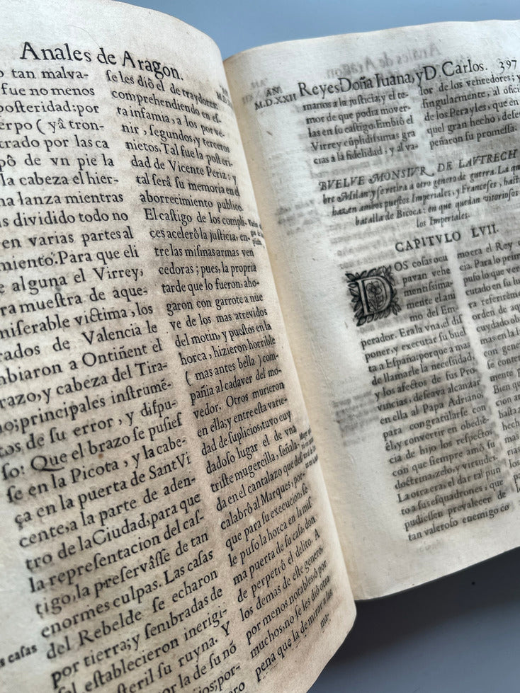 Libro de: Anales De Aragón Desde El Año Mdxx... - Diego De Sayas - Herederos De Pº, La Naja. 1666