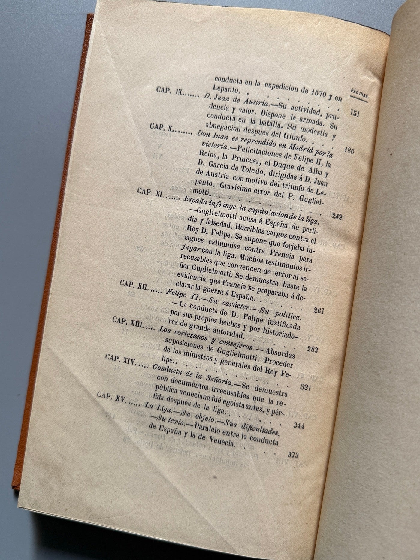 Libro de: Felipe II y la liga de 1571 contra el turco, Miguel Sanchez  - Madrid, 1868