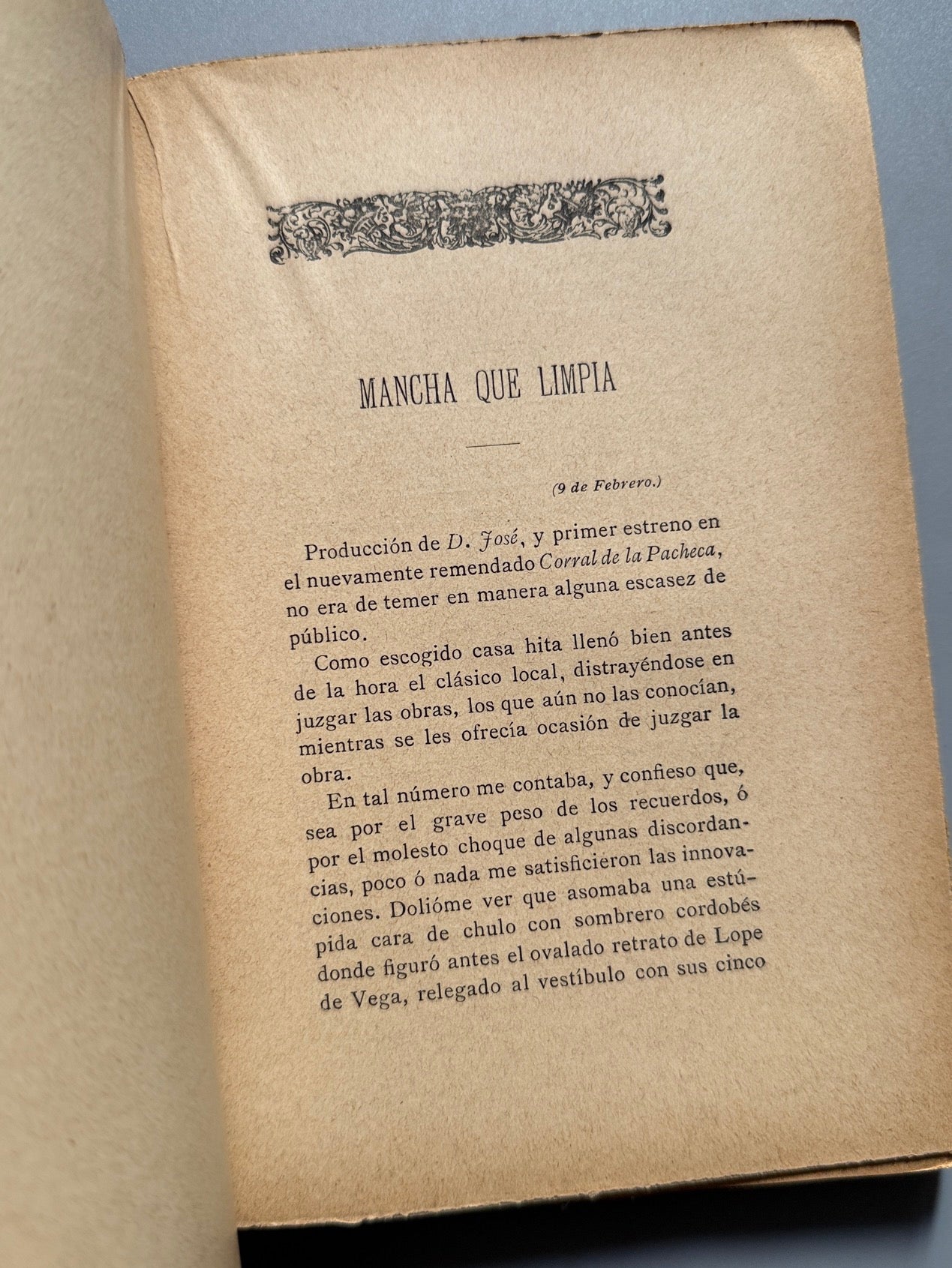 Libro de: Acontecimientos literarios. Impresiones y notas bibliográficas 1895, Melchor de Palau - Madrid, 1896