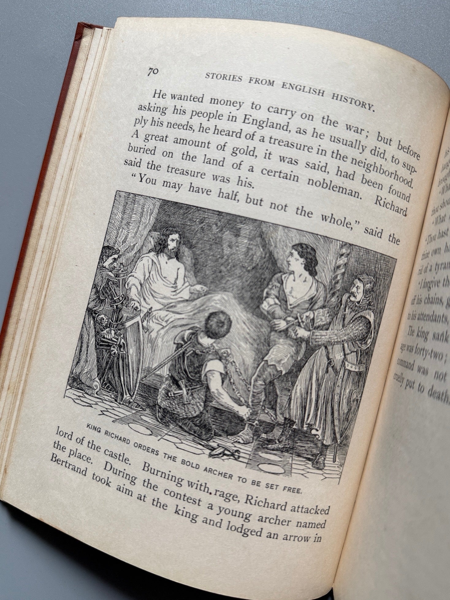 Libro de: Stories from english history, Albert F. Blaisdell - Ginn & Company, 1897