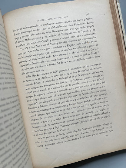 Libro de: Don Quijote De La Mancha - Miguel De Cervantes - Montaner Y Simón, 2 Tomos. 1880- 1883