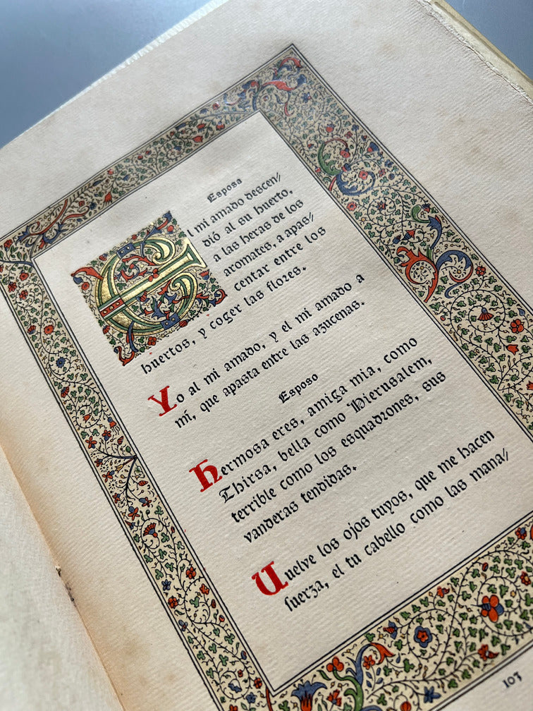 Libro de: El Cantar De Cantares De Salomon - Fray Luis De León  - Imprenta De José Mª Viader. 1946