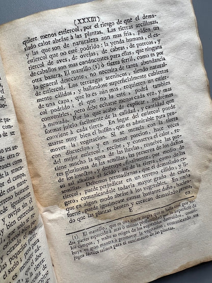 Libro de: Agricultura . Conversaciones Instructivas - Doctor Francisco Vidal - Imprenta Sancha. 1778