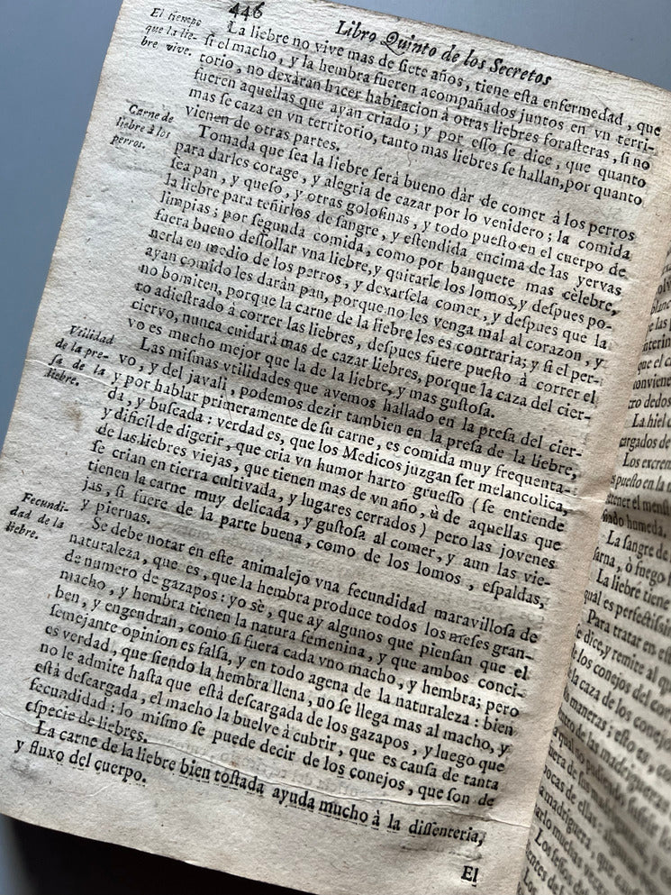 Libro de: Libro De Los Secretos De Agricultura - Miguel Agustí - Madrid: Antonio Sanz Impresor. 1731