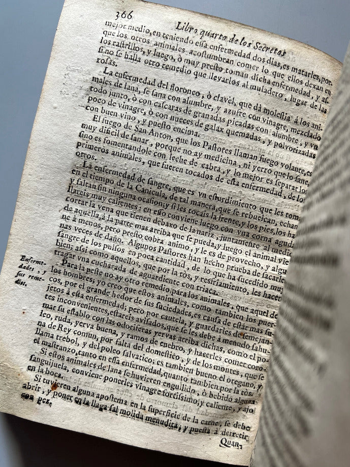 Libro de: Libro De Los Secretos De Agricultura - Miguel Agustí - Madrid: Antonio Sanz Impresor. 1731