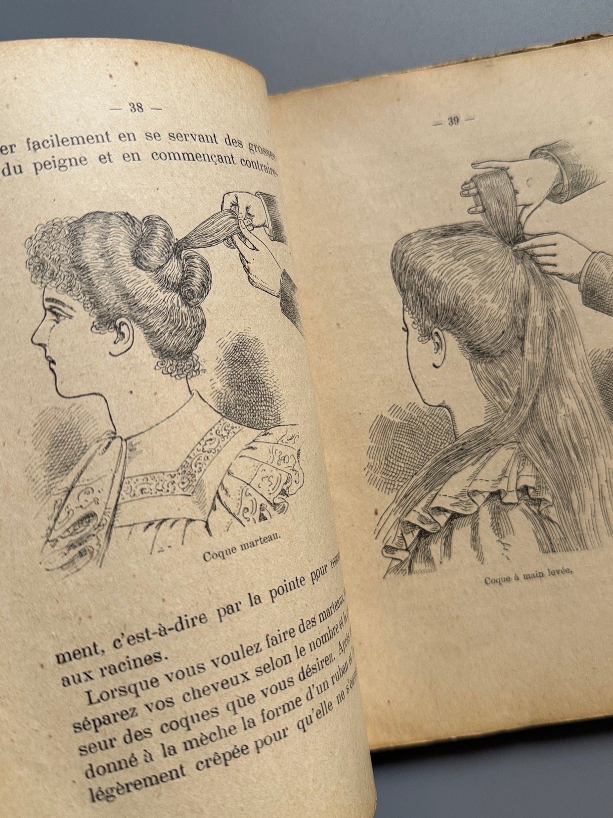 Libro de: Manuel de la Coiffure de Dames, A. Mallemont - Albert Brunet Éditeur