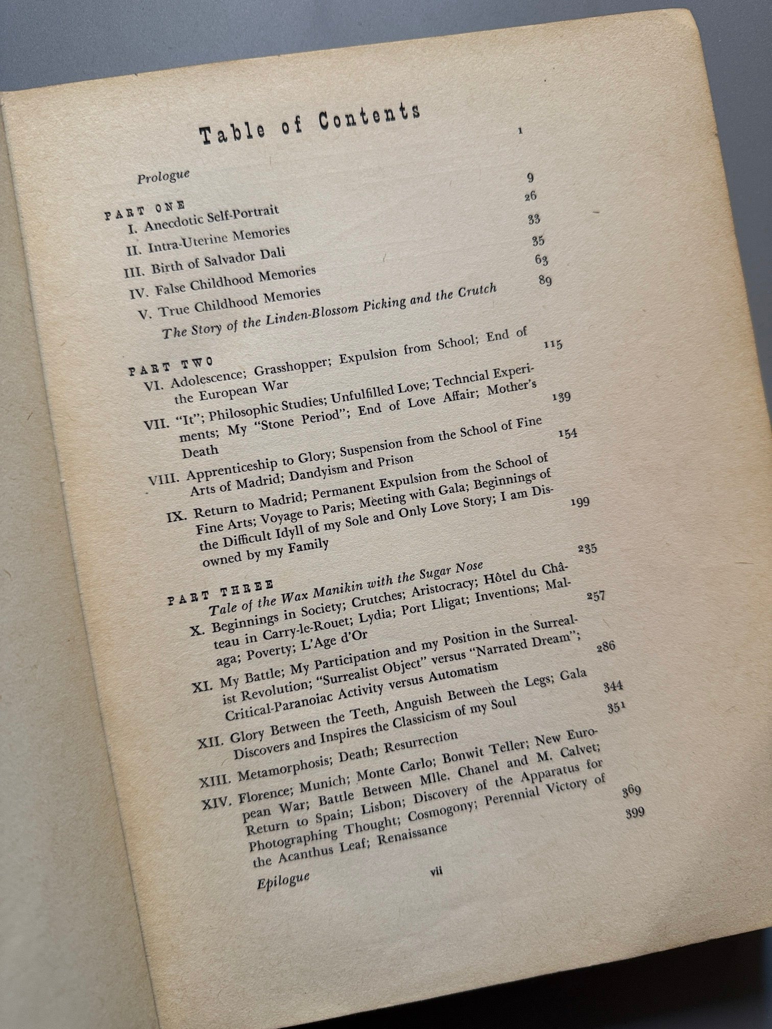 Libro de: The secret life of Salvador Dalí, Salvador Dalí - Dial Press, 1942