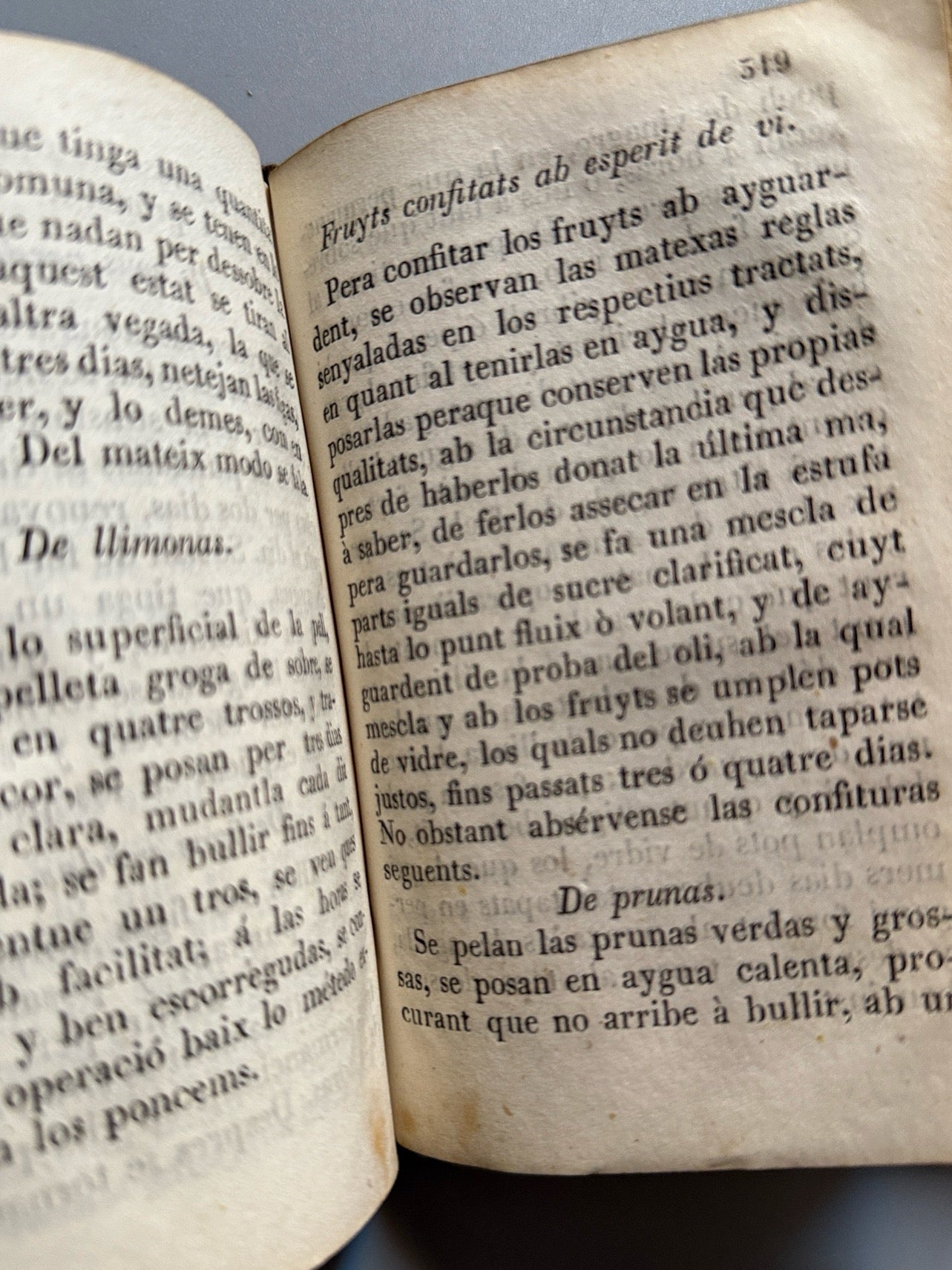 Libro de: La cuynera catalana - Imprenta de la V. Torras, ca. 1870