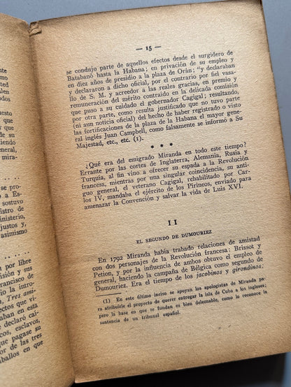 Libro de: Bolívar y sus tenientes. San Martín y sus aliados, Ciro Bayo - Rafael Caro Raggio Editor, 1929