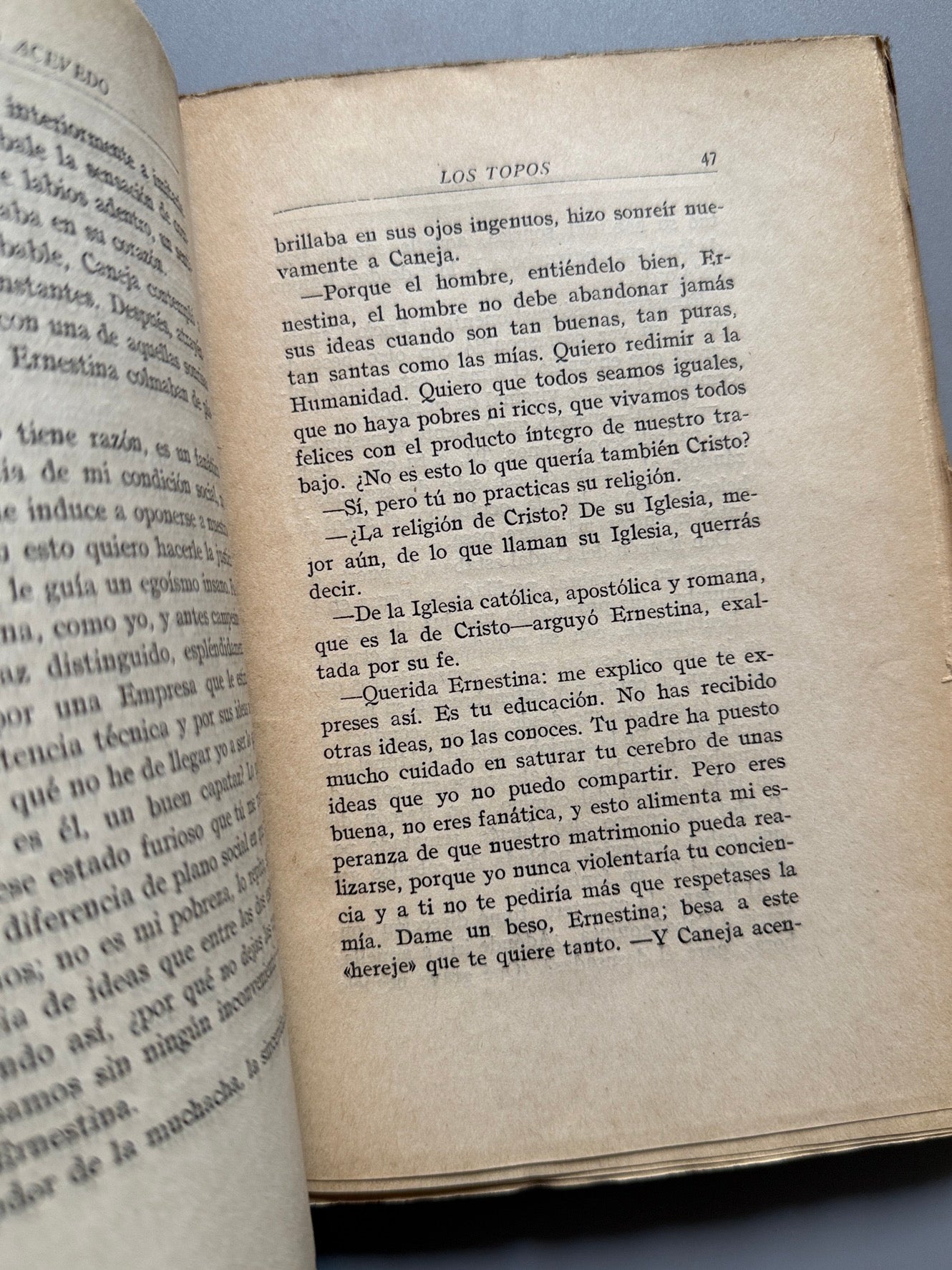 Libro de: Los topos. La novela de la mina, Isidoro Acevedo (primera edición) - Sucesores de Rivadeneyra, 1930