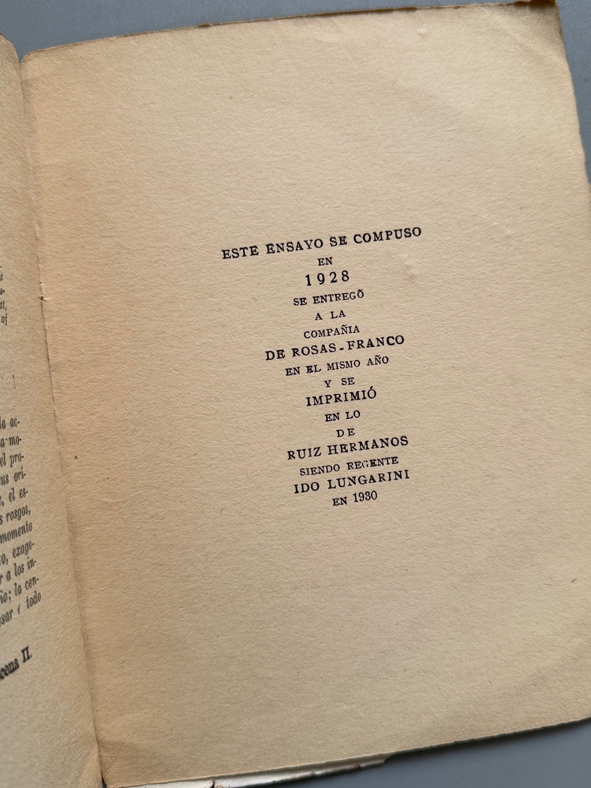 Libro de: Como Las Sombras, Antonio Gutierrez Alfaro (dedicado a Francesc Cambó) - Ruiz Hnos. Impresores, 1930